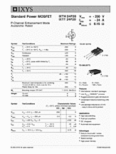 DataSheet IXTH24P20 pdf